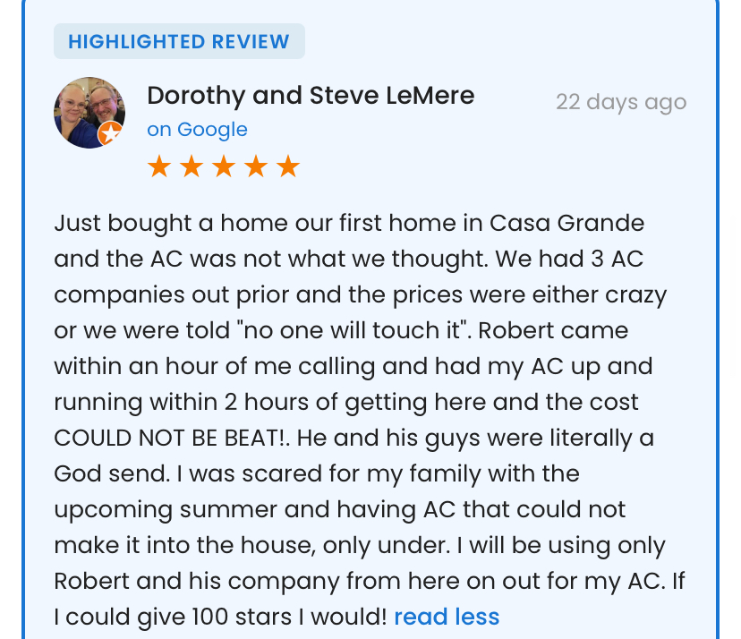 AirAid customer review from Dorothy