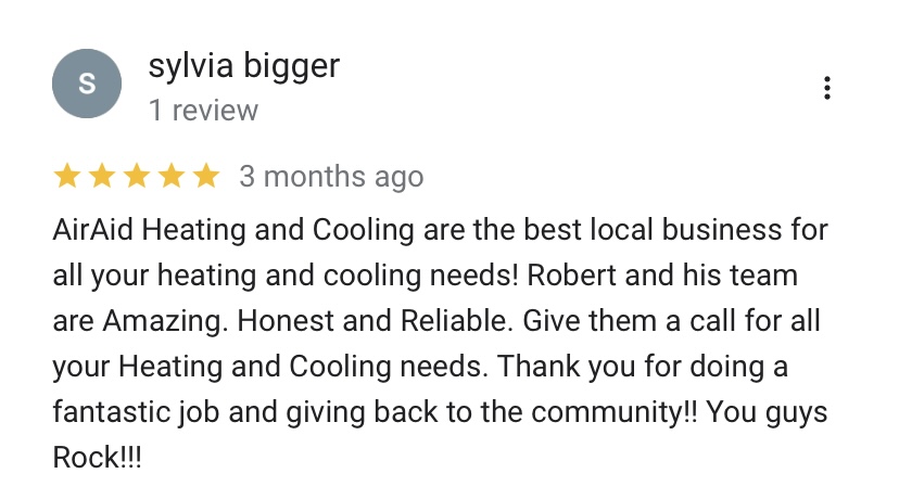 AirAid customer review from Sylvia